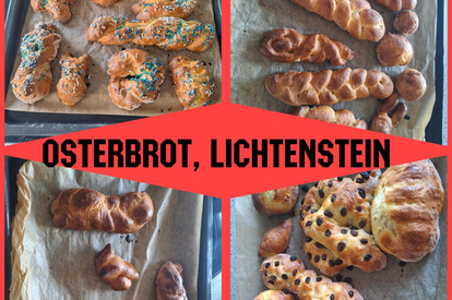 Osterbrot, Hasenmarmelade und Hasenserviette