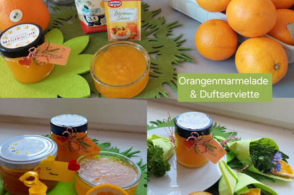 Orangenmarmelade, Duftserviette