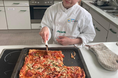 Hausgemachte Pizza