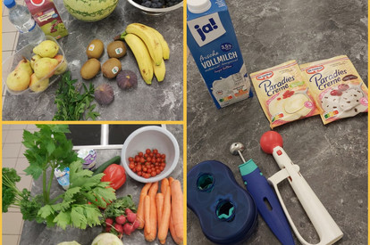Kennenlernen und Bunte Obstvariationen