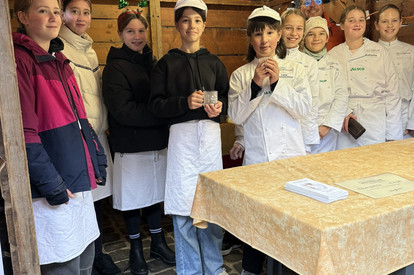 Europa-Miniköche EIFEL bei der Burgenweihnacht Manderscheid im Einsatz