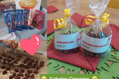 Schokocrossis als Muttertagsgeschenk