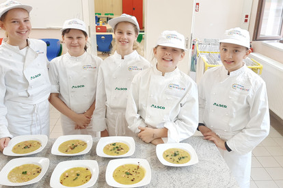 Sächsische Kartoffelsuppe und Apfelplätzchen