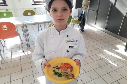 Hähnchenspieß mit Gemüse