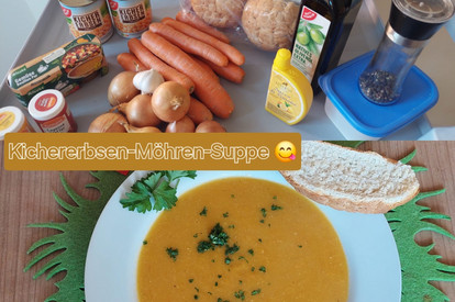 Kichererbsen-Möhrensuppe