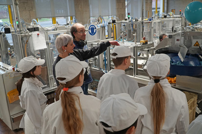 Die Europa-Miniköche EIFEL besuchten die Westeifel Werke in Hermesdorf (Fotos © Schröder/WEW).