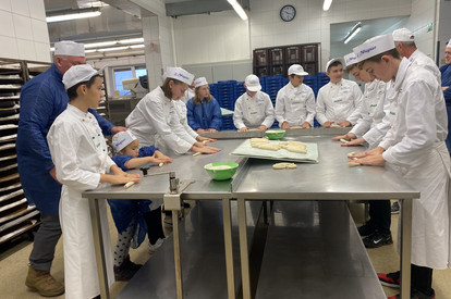 Betriebsbesichtigung bei der Bäckerei Wagner