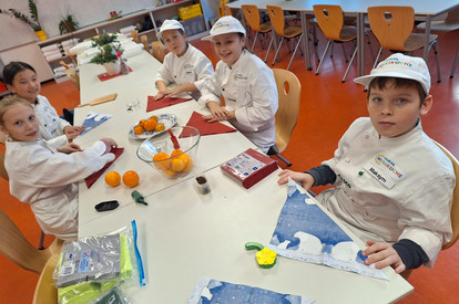 Spätzle  mit Apfelpunsch "Plantagensturm"